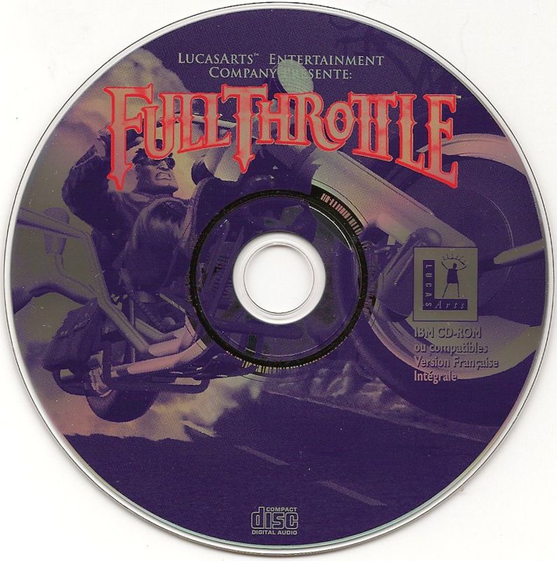 Media for Full Throttle (DOS and Windows) (LucasArts Collection release)