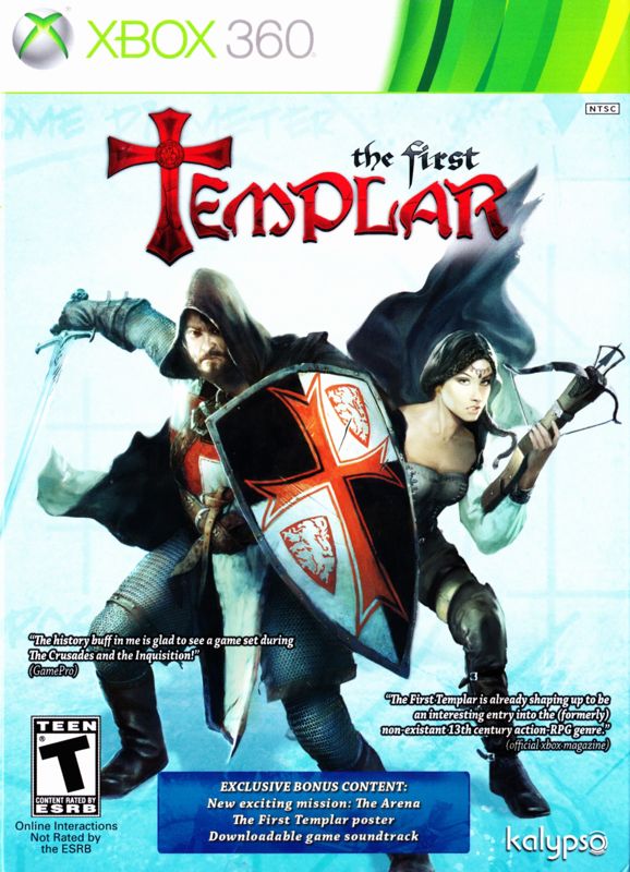 Front Cover for The First Templar (Special Edition) (Xbox 360)