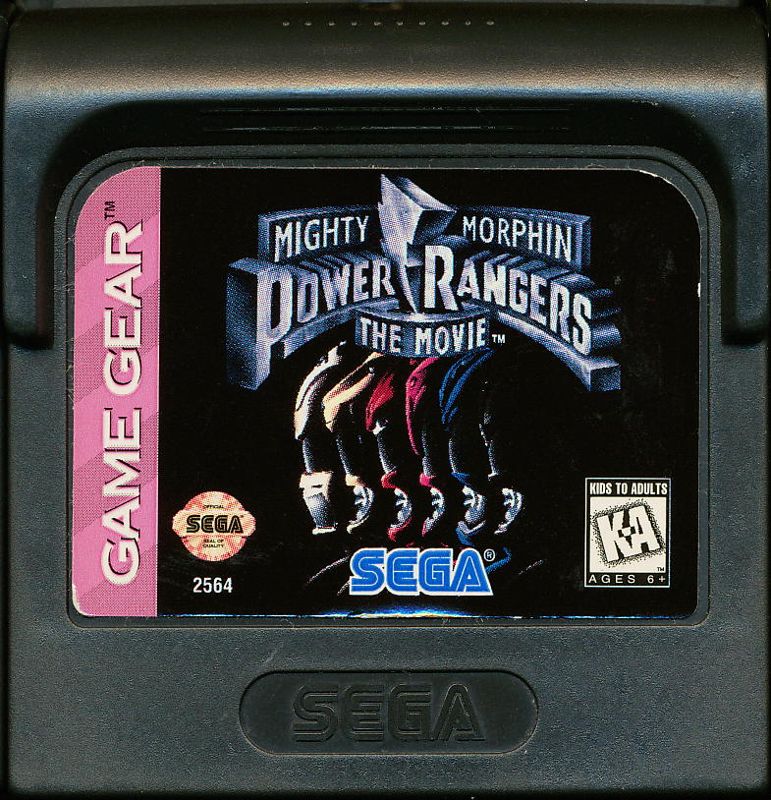 Media for Mighty Morphin Power Rangers: The Movie (Game Gear)