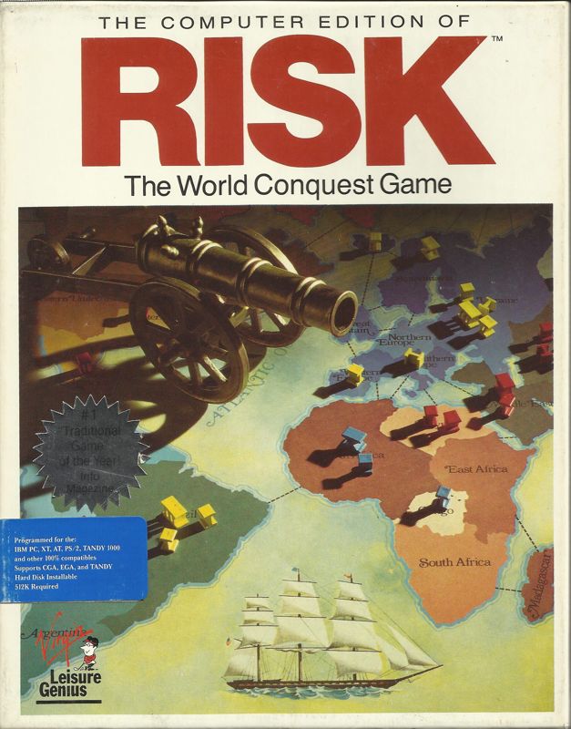 Front Cover for The Computer Edition of Risk: The World Conquest Game (DOS)