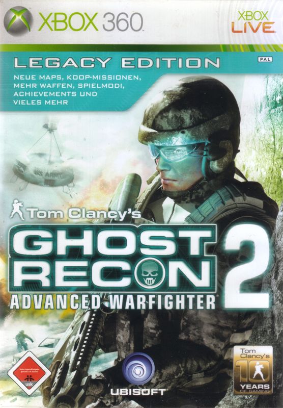 Front Cover for Tom Clancy's Ghost Recon: Advanced Warfighter 2 - Legacy Edition (Xbox 360)