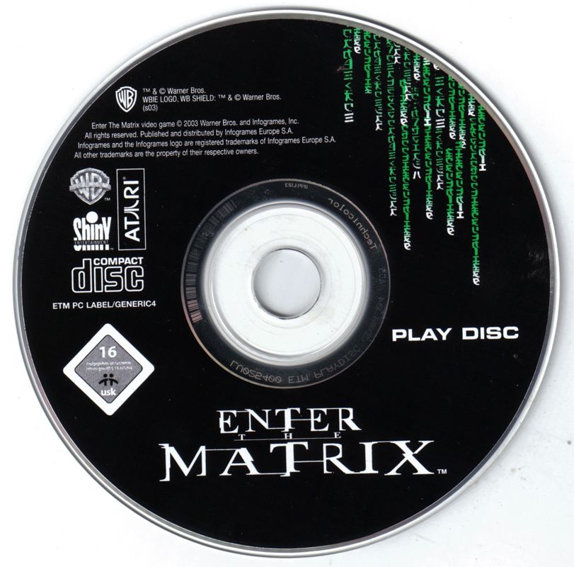 Enter The Matrix Cover Or Packaging Material - MobyGames