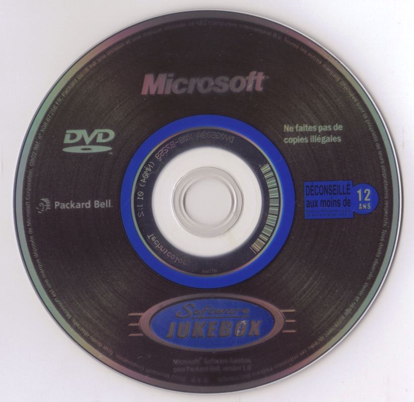 Media for Microsoft Software Jukebox (Windows) (DVD release)