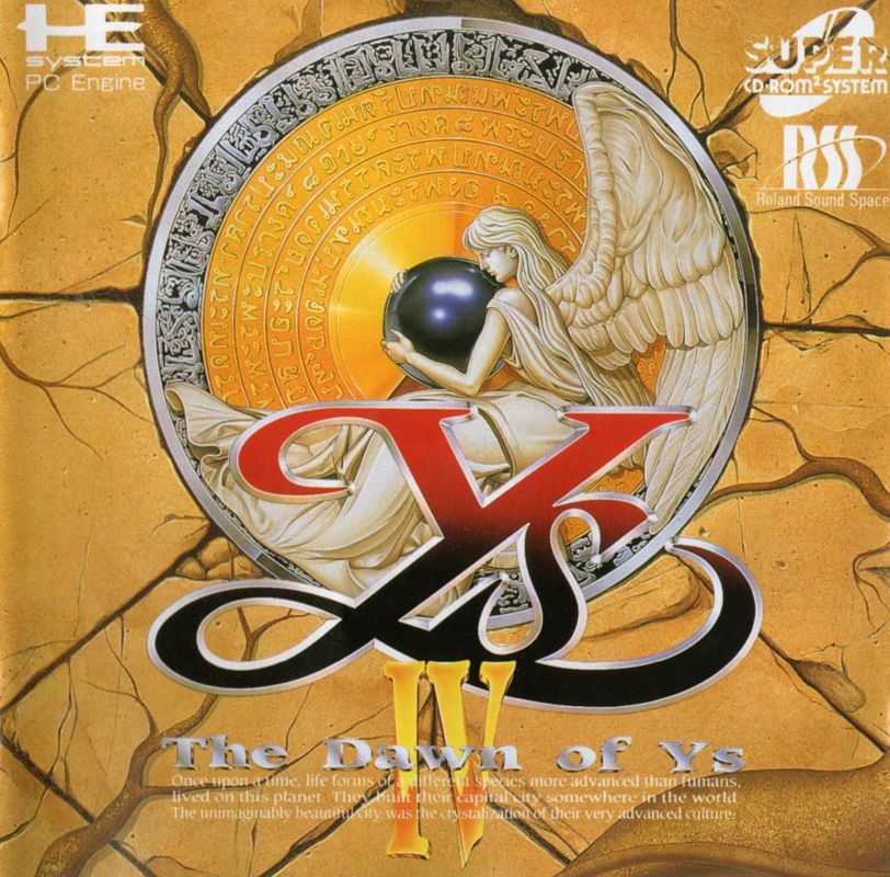 Front Cover for Ys IV: The Dawn of Ys (TurboGrafx CD)