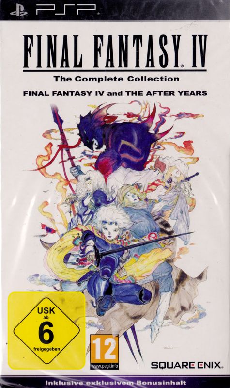 Front Cover for Final Fantasy IV: The Complete Collection (PSP)