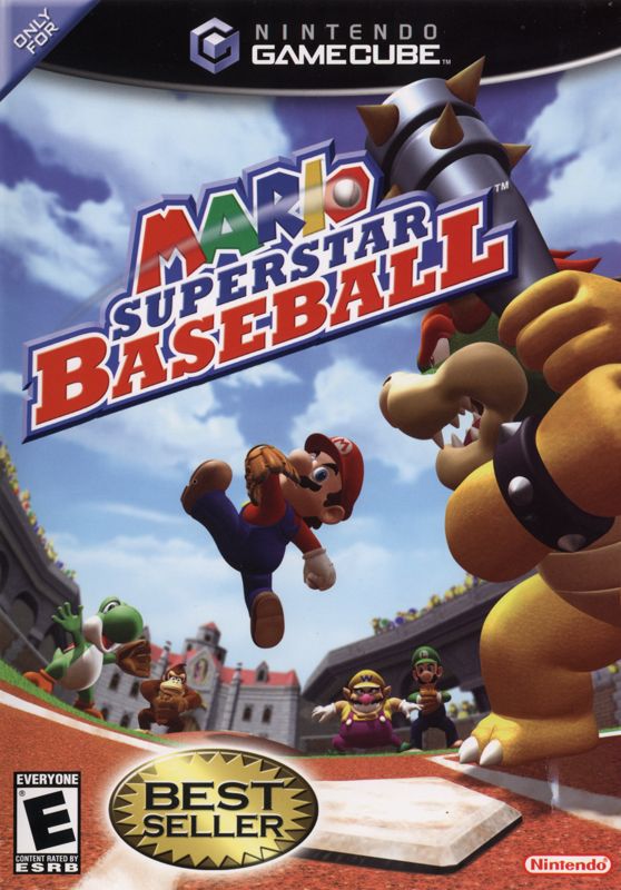 Front Cover for Mario Superstar Baseball (GameCube) (Best Seller release)
