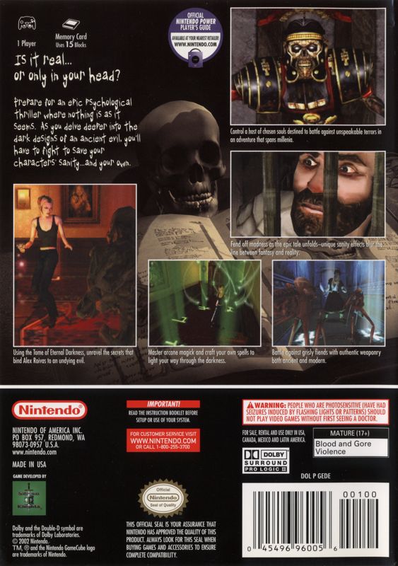 Eternal Darkness Sanity