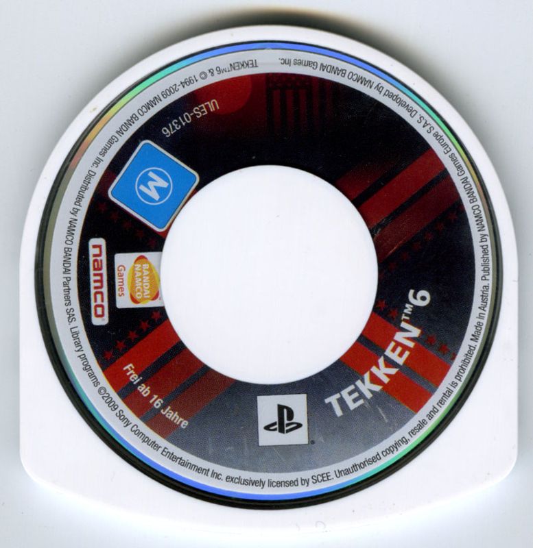 Media for Tekken 6 (PSP) (Platinum release)