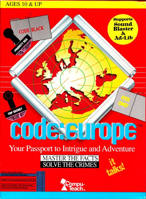 Front Cover for Code: Europe (DOS)