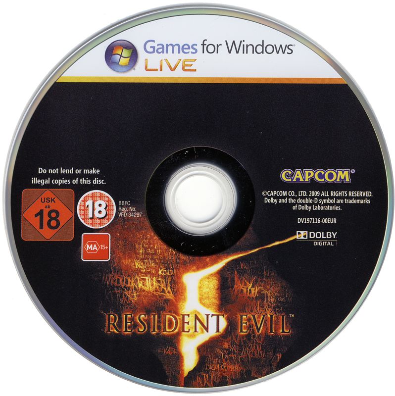 Media for Resident Evil 5 (Limited Edition) (Windows)