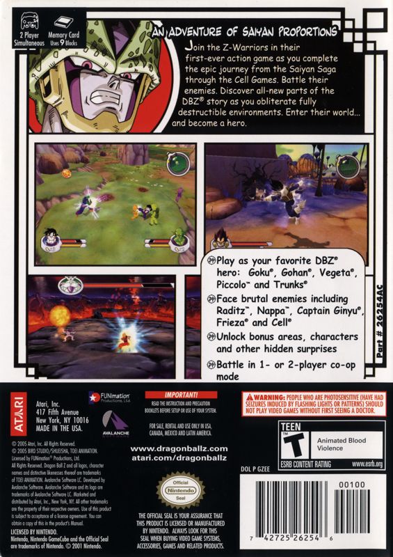 Dragon Ball Z: SAGAS (ドラゴンボールZ: SAGAS) ‒ Original Game