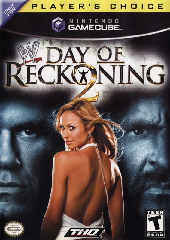 Front Cover for WWE Day of Reckoning 2 (GameCube) (Player's Choice release)