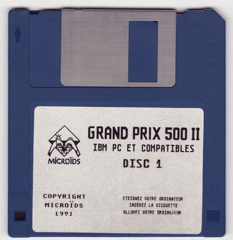 Media for Grand Prix 500 2 (DOS): disc 1/2