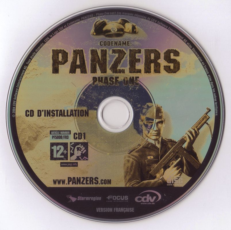 Media for Codename: Panzers - Phase One (Windows): Disc 1