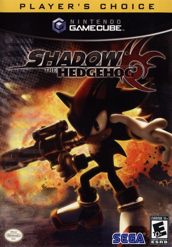 Front Cover for Shadow the Hedgehog (GameCube) (Player's Choice release)