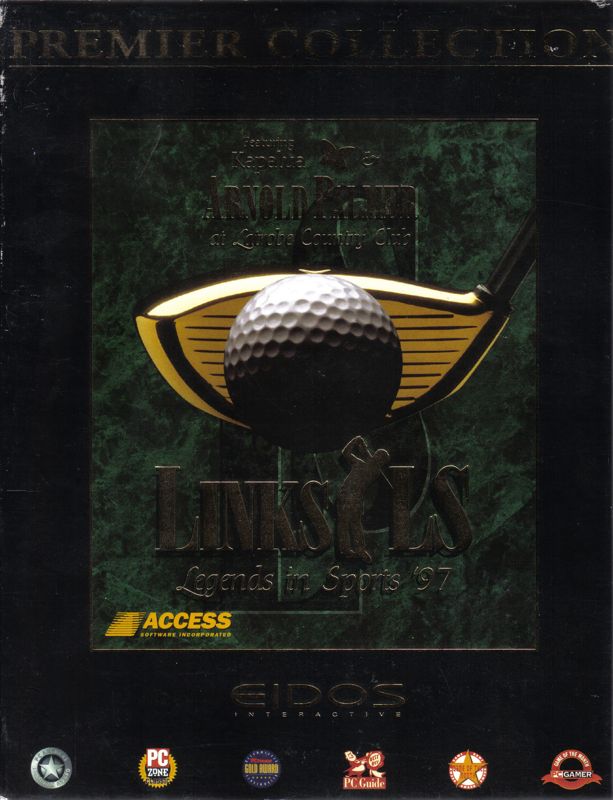Front Cover for Links LS: Legends in Sports - 1997 Edition (DOS) (Eidos Premier Collection release)