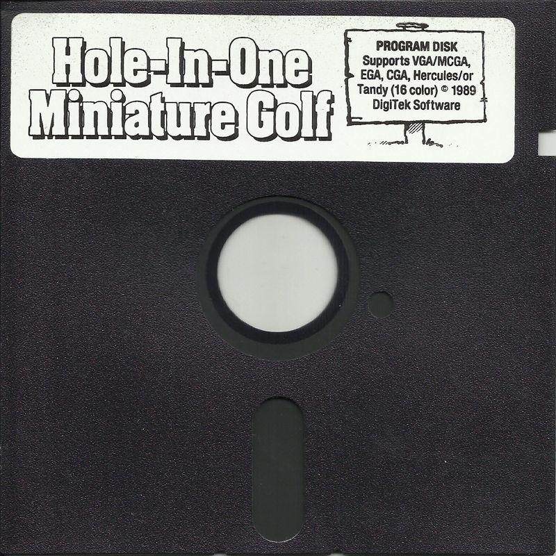 Media for Hole-In-One Miniature Golf Deluxe! (DOS): 5.25" Disk (1/8) -- Program Disk
