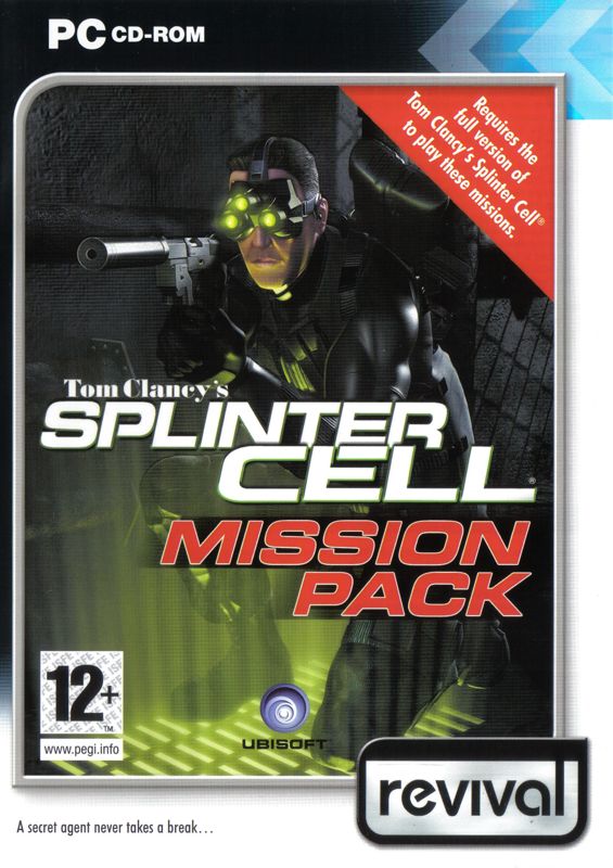Inside Cover for Tom Clancy's Splinter Cell: Double Pack (Windows): Mission Pack: Front