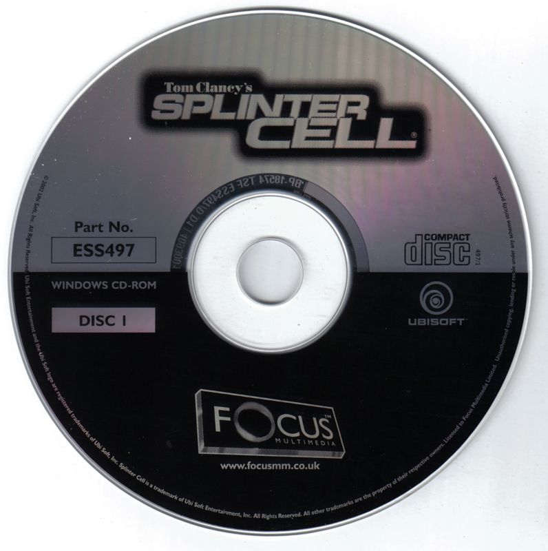 Media for Tom Clancy's Splinter Cell (Windows) (Ubisoft eXclusive release)