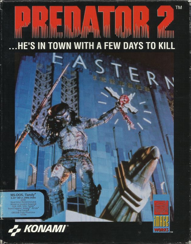 Front Cover for Predator 2 (DOS)