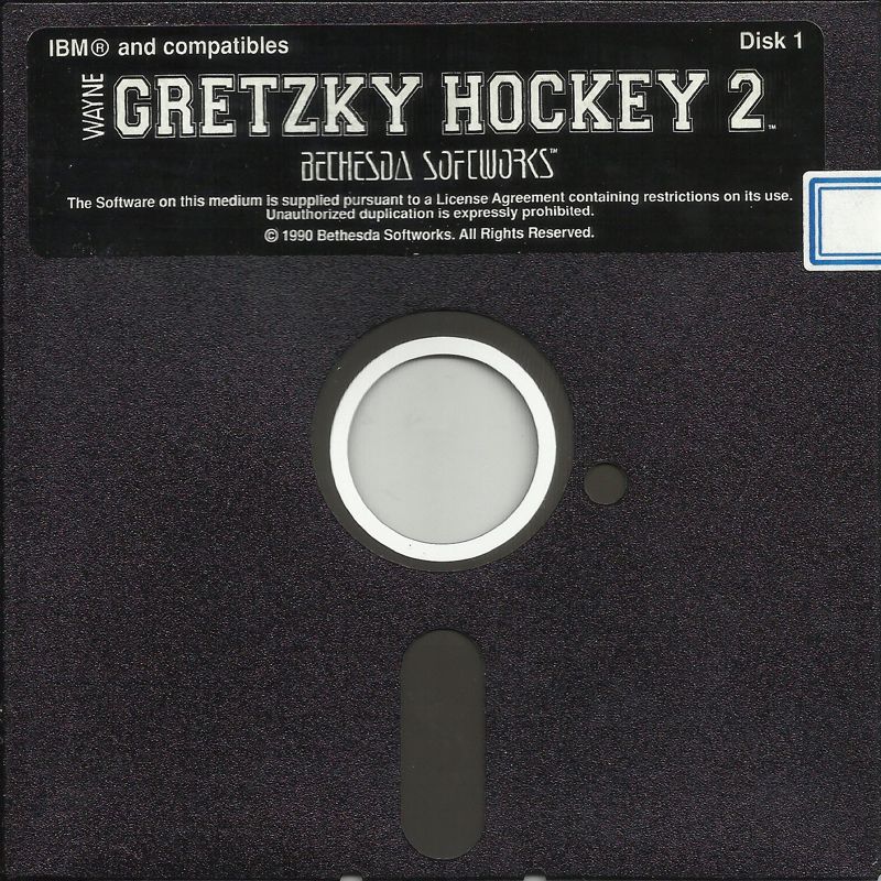 Media for Wayne Gretzky Hockey 2 (DOS) (Dual Media Release): Disk (1/3)