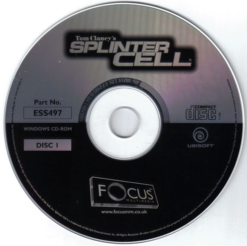 Media for Tom Clancy's Splinter Cell: Double Pack (Windows): Splinter Cell