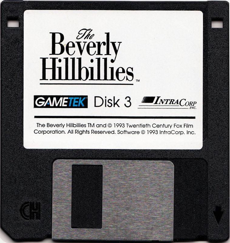 Media for The Beverly Hillbillies (DOS): Disk 3