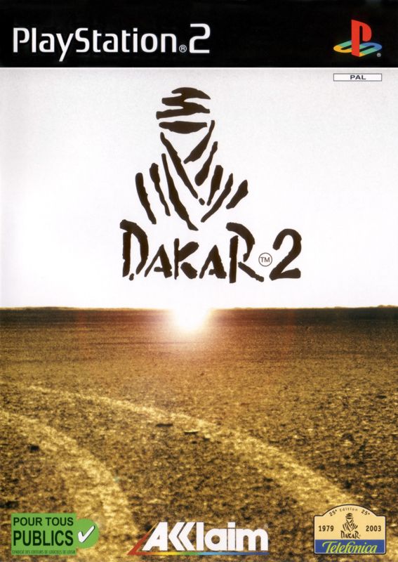 Front Cover for Dakar 2: The World's Ultimate Rally (PlayStation 2)