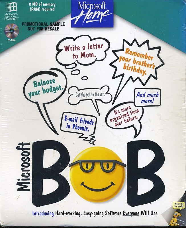 Front Cover for Microsoft Bob (game included) (Windows 3.x)