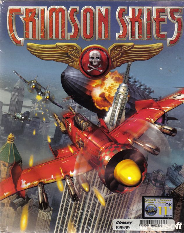 Front Cover for Crimson Skies (Windows) (English International release)