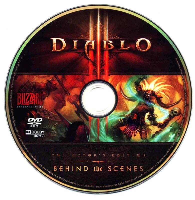 Extras for Diablo III (Collector's Edition) (Macintosh and Windows): Behind the scenes DVD