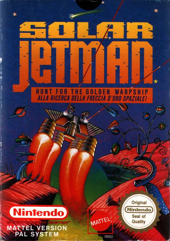 Front Cover for Solar Jetman: Hunt for the Golden Warpship (NES)