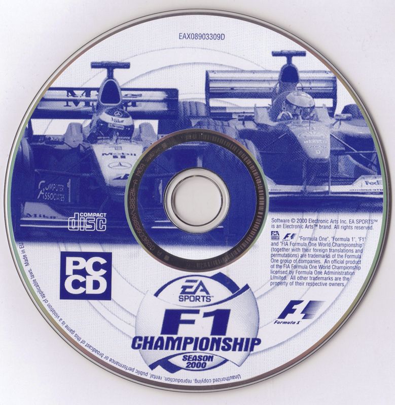 Media for F1 Championship: Season 2000 (Windows)
