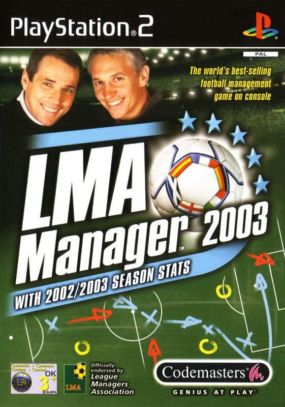 Front Cover for LMA Manager 2003 (PlayStation 2)