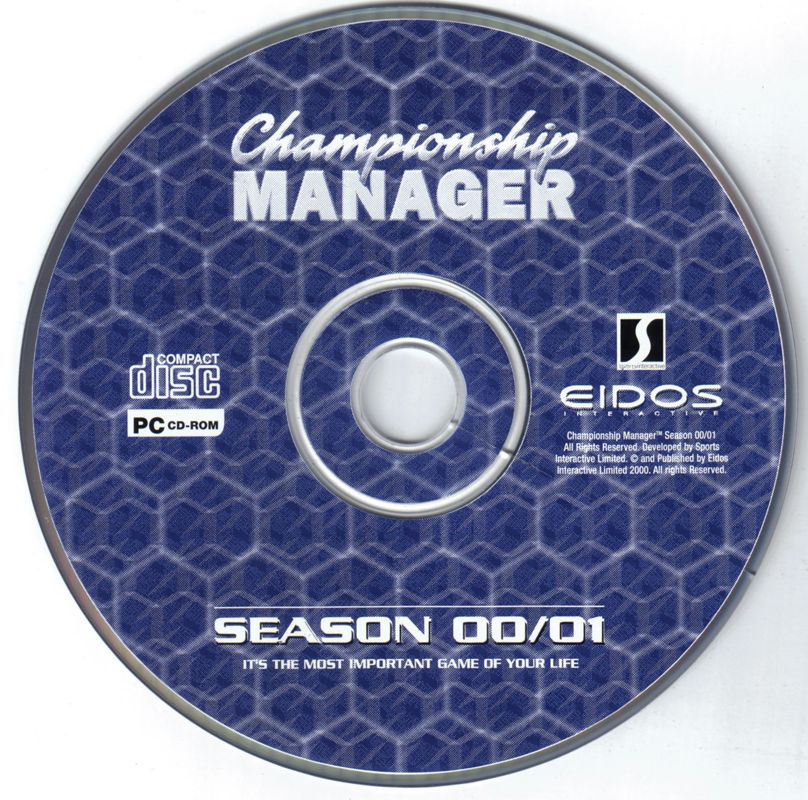 Media for Championship Manager: Season 00/01 (Windows)