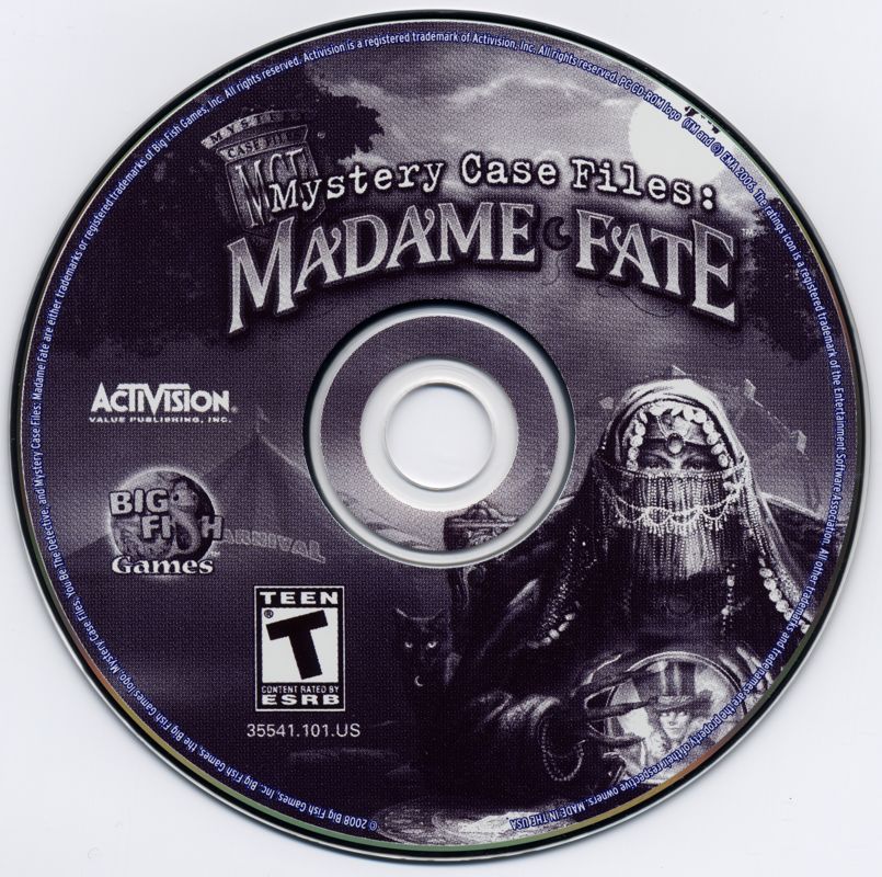 Media for Mystery Case Files: Madame Fate (Windows)