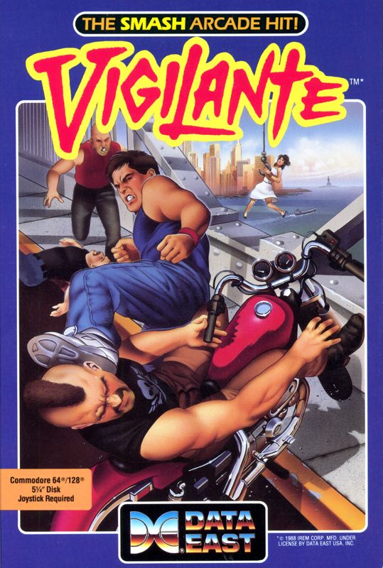 Front Cover for Vigilante (Commodore 64)