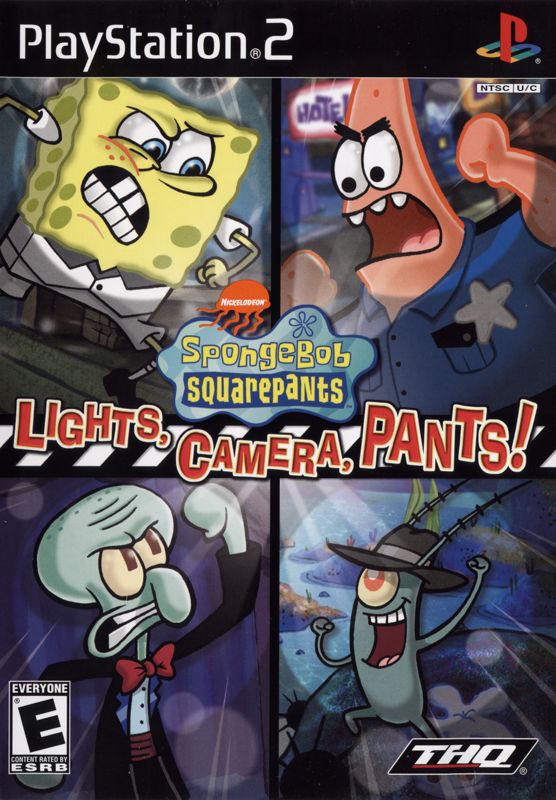 Front Cover for SpongeBob SquarePants: Lights, Camera, Pants! (PlayStation 2)