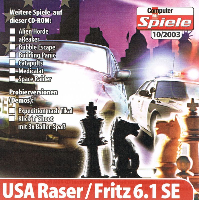 Front Cover for US Racer (Windows) (Computer Bild Spiele 10/2003 covermount)