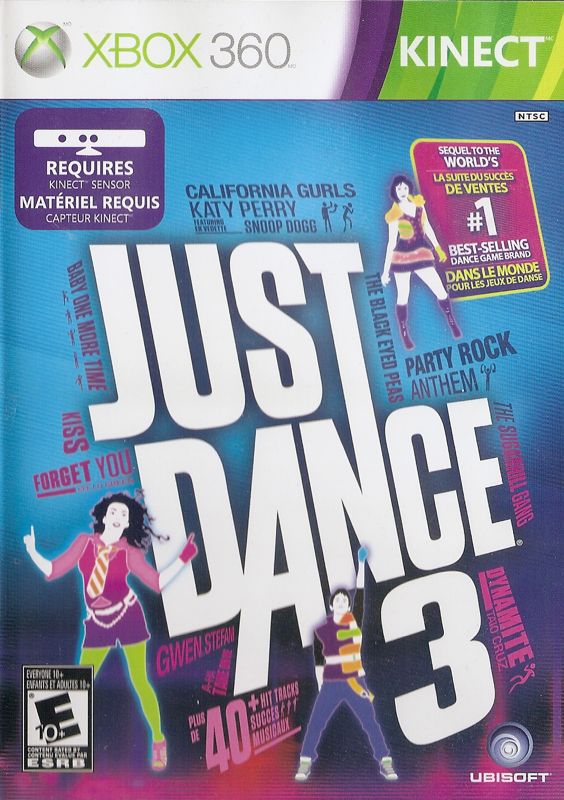 Front Cover for Just Dance 3 (Xbox 360)