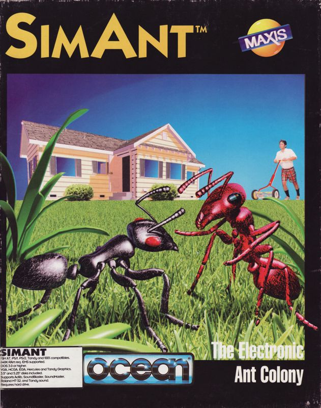 Front Cover for SimAnt (DOS)