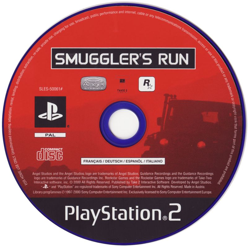 Media for Smuggler's Run (PlayStation 2)