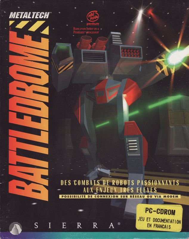 Front Cover for Metaltech: Battledrome (DOS) (CD-ROM release)
