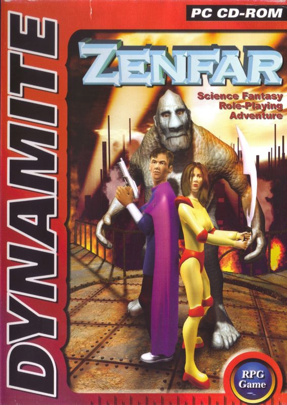 Front Cover for Zenfar: The Adventure (Windows) (Cyberium MM's Dynamite release (DE-011))