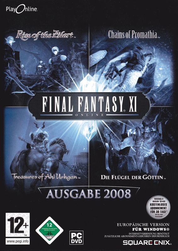 Front Cover for Final Fantasy XI Online: Vana'Diel Collection 2008 (Windows)