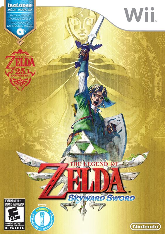 Front Cover for The Legend of Zelda: Skyward Sword (Wii)