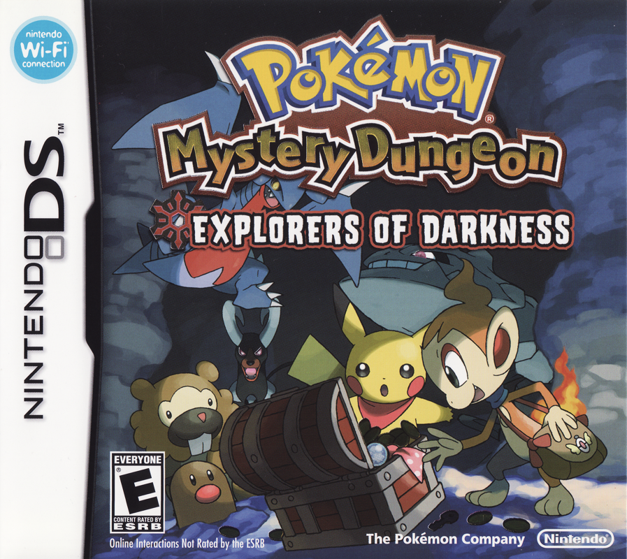 Front Cover for Pokémon Mystery Dungeon: Explorers of Darkness (Nintendo DS)