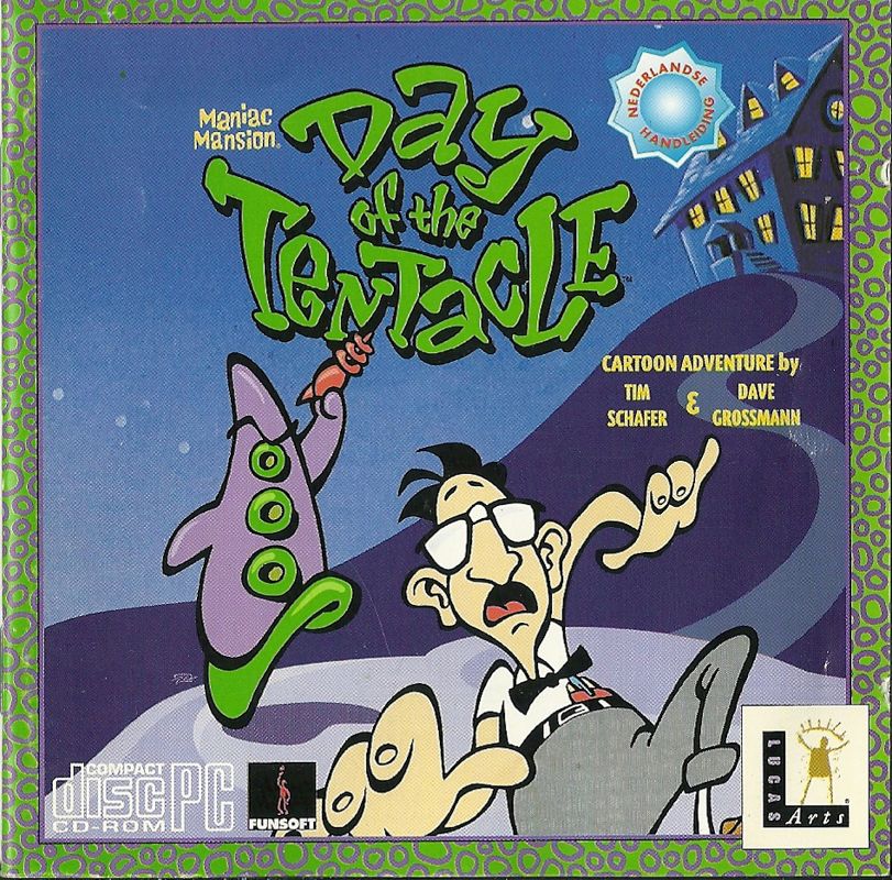 Front Cover for Maniac Mansion: Day of the Tentacle (DOS)