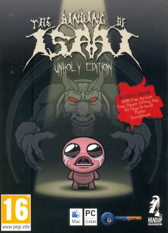 Front Cover for The Binding of Isaac (Unholy Edition) (Macintosh and Windows)