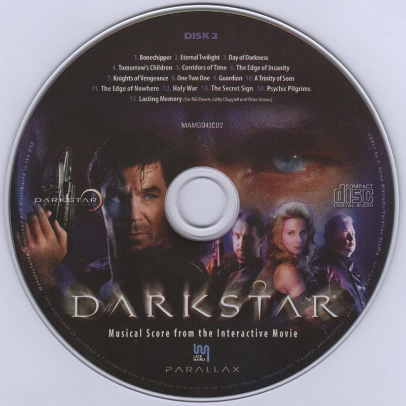 Soundtrack for Darkstar: The Interactive Movie (Macintosh and Windows): Disc 2